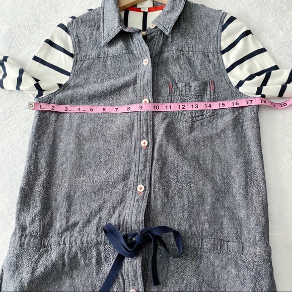 Anthropologie Postal Code Stripe & Chambray Tunic - Picture 9 of 13